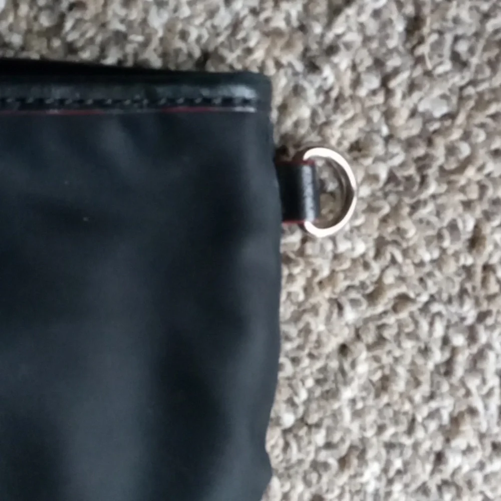 MZ Wallace Black Nylon Zip Pouch